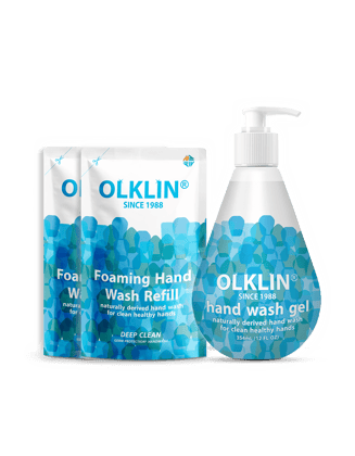 OLKLIN®-Hand Wash Gel (BLUE)-354 ml