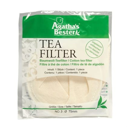 Unbleached Cotton Tea Filter (Tea Sock ) - Size S from Agatha's Bester