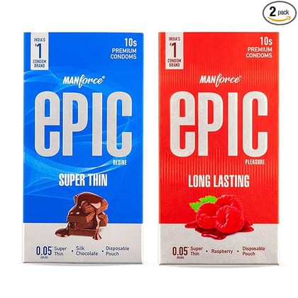 Manforce Epic Pack Multi Flavour 10s(Pack of 4)