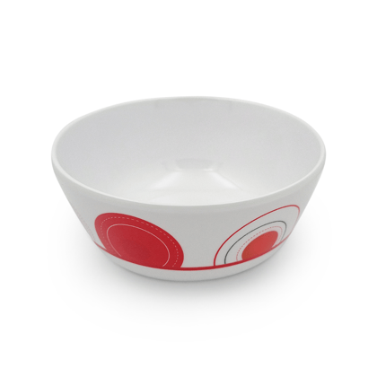 SUPERWARE | Pure Melamine | Soup Bowl Set - PARK RED (4.5") | 6 Nos. | Stain Free, Glazed Finish