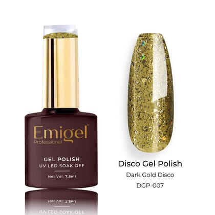 Emigel - Disco Gel - 007 - DARK GOLD DISCO