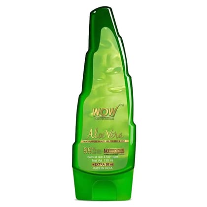 WOW Skin Science Pure Aloe Vera Gel (150 ML)-150 ML