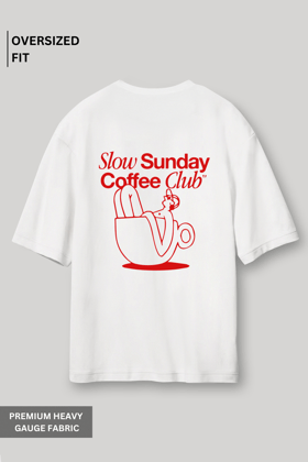 Slow Sunday Club- Oversized t-shirt-XS