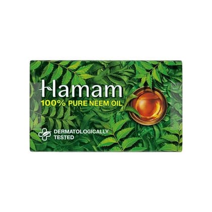 Hamam Neem Tulsi And Aloevera Bathing Soap Bar 150 X 3, 450 gm Pack