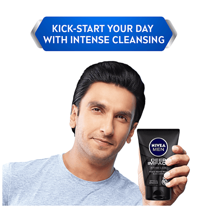 NIVEA MEN FACE WASH DEEP IMPACT 100GM