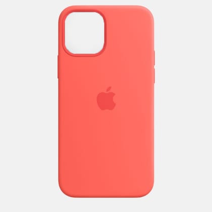 Original Silicone Case Supported With Magsafe | For iPhone 12 Series-Pink Citrus / iPhone 12 Mini