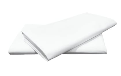 Bedsheets - Solids - 58 x 100 (Pack of 2)-White