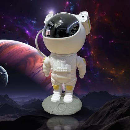 4530 Robot Sky Space Stars Light Astronaut Galaxy Projector, Night lamp, Bedroom, Kids, Projector, Remote Control, Star Projector Will Take Children's to Explore The Vast Starry Sky for Adults, r