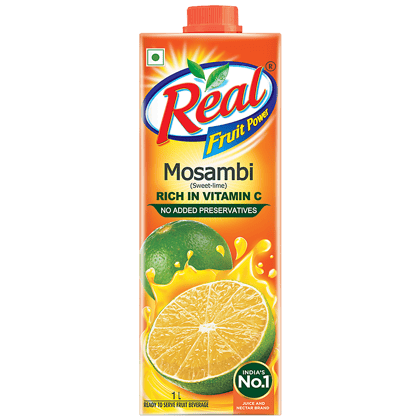 Real Fruit Power Juice - Mosambi, 1 L