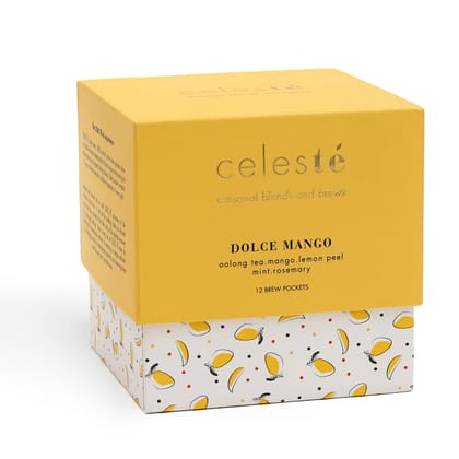 Oolong Tea | Dolce Mango-1 Box (12 Brew Pockets)