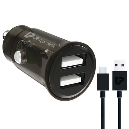 Mach 12 Dual USB Car Charger 2.4A12W with Type C cable UM1197C-Mach 12 Dual USB Car Charger 2.4A/12W with Type C cable UM1197C - Default Title