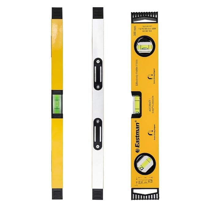 Eastman Scale Digital Meter Box Section Aluminum Spirit Level with Magnet 30 cm Big ends cap / 3 Viols measuring Tape Tools Use For Professional (E-3009)