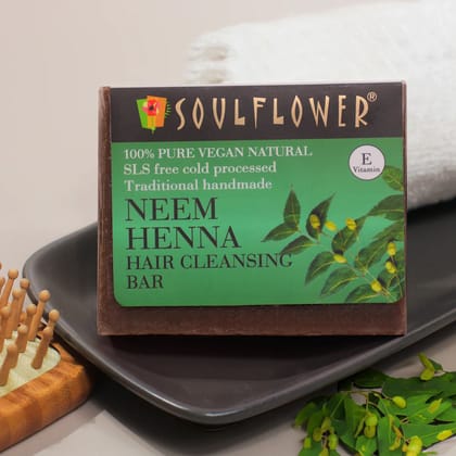 Neem Henna Shikakai Anti-Dandruff Bar