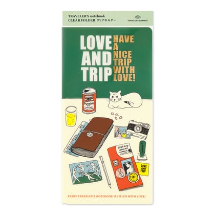 TRAVELER'S notebook Clear Folder 2025