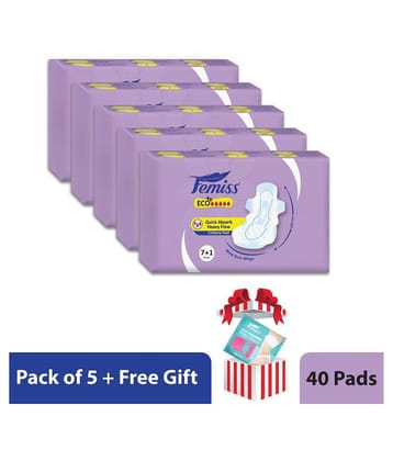 Femiss XL 40 Sanitary Pads Pack of 5