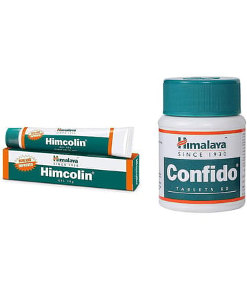 HIMALAYA COMPANY HIMALAYA HIMCOLIN 30 GM AND CONFIDO 60 TABS