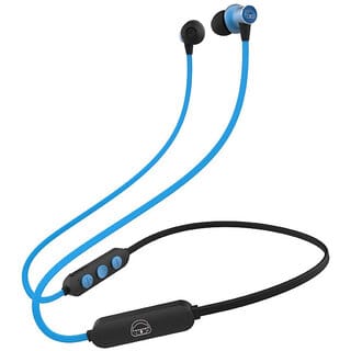 EKKO Unplug N02 Neckband with Super Sound Heavy Bass, Playback time Upto 15 Hours, Max BASS, TwinConnect, Siri & Google Assistant Activate (Blue)