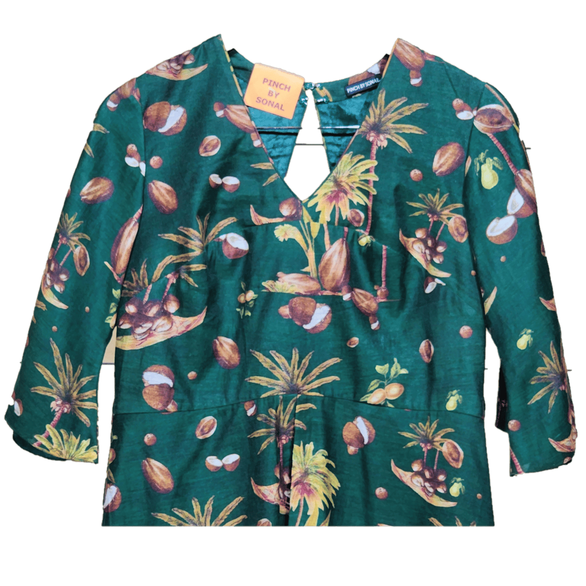 Green Palm Kurta