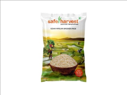 Safe Harvest Sona Masuri Broken Rice 1kg
