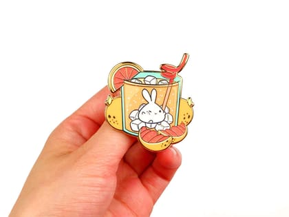 Lil' Splash of Orange - Enamel Pin