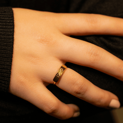 Faith | Bar Ring-GOLD