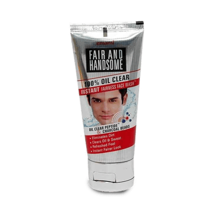 Emami Fair And Handsome Face Wash, 50 gm Tube