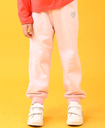 PINK HEART WARM FLEECE JOGGER - PINK-0-6 MONTHS / 1N / PINK