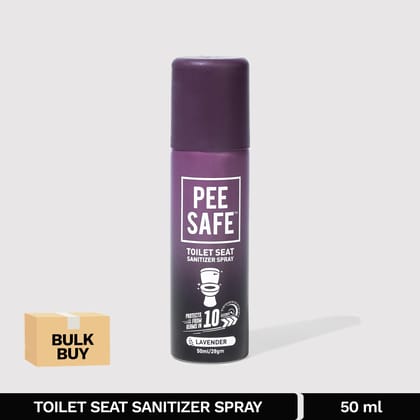 Toilet Seat Sanitizer Spray Lavender - 50 ML - BULK BUY-Toilet Seat Sanitizer Spray (Lavender) - 50 ML - BULK BUY - Default Title