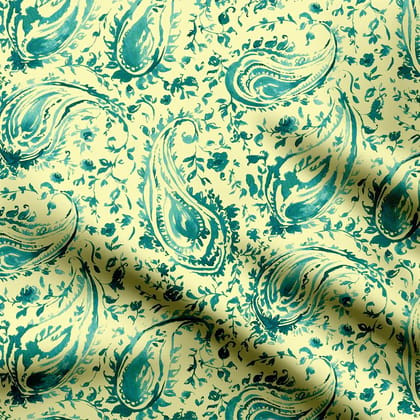 Seamless vector paisley-Chinnon Chiffon