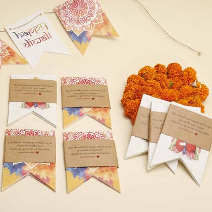 Plantable Seed Paper Diwali Bunting