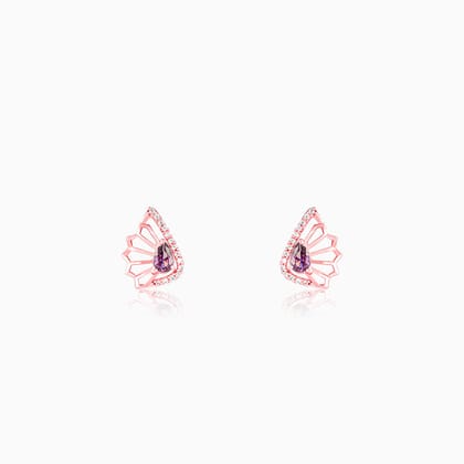 Rose Gold Notre Dame Earrings