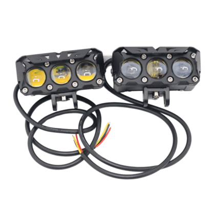 3 projector 80 watt-pair LED Fog light for All Motorcycles-MG