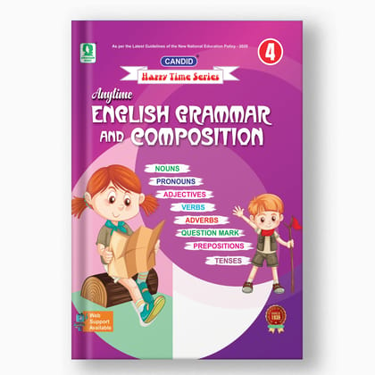 CANDID ANYTIME ENGLISH GRAMMAR AND COMPOSITION - 4-Grade 04 / English