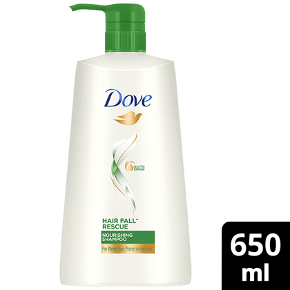 Dove Nutritive Solutions Hair Fall Rescue Shampoo - For Weak Hair, Reduces Hairfall By Upto 98%, 650 Ml