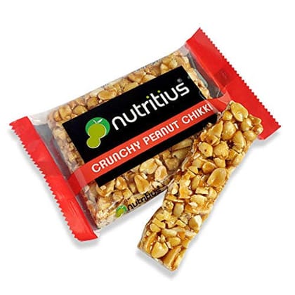 Nutritius Crunchy Peanut Chikki, 100 gm