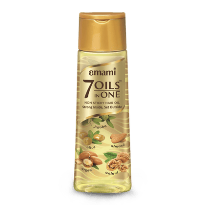Emami 7 Oils In One Hair Oil Light & Non Sticky, 300 ml Bottle