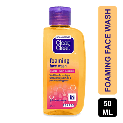 Clean & Clear Facial Wash, 50 ml Bottle