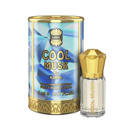 Ajmal COOL MUSK Concentrated Perfume Free From Alcohol 5ML For Unisex