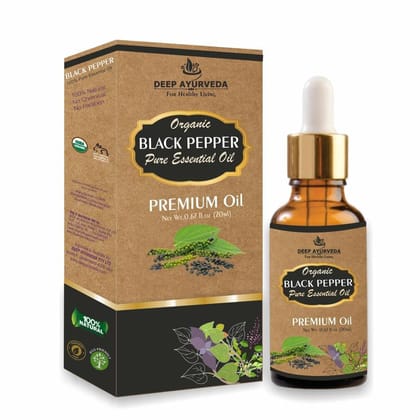 Black Pepper Pure Essential Oil (Piper Nigrum) | 20ml