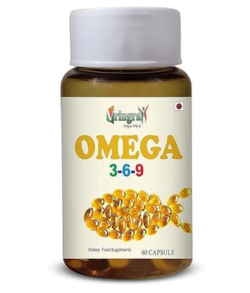 Vringra Fish Omega - Omega Fatty Acids Capsule ( Pack of 1 )