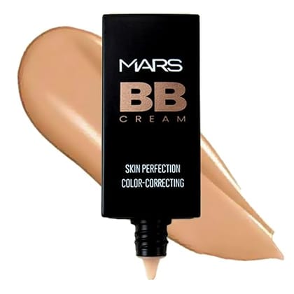 MARS BB Cream Lightweight Foundation | Blendable BB Cream | Colour Correcting (30 ml) (Tan)