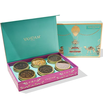 The India Tea Carnival Gift Set 6 Teas-The India Tea Carnival Gift Set, 6 Teas