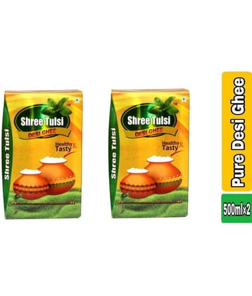 Shree Tulsi Ghee 500 mL Pack of 2