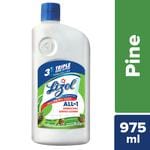 Lizol All In 1 Disinfectant Surface & Floor Cleaner - Pine, Kills 99.9% Germs, 975 Ml