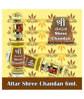 INDRA SUGANDH BHANDAR Attar Shree Mysore Sandal|Chandan 6ml Rollon Pack