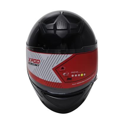 TVS-Xpod Jet Black Helmet Black L