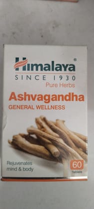 Himalaya pure herbs Ashvagandha General wellness Tablets 