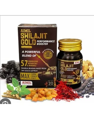 AIMIL AYURVEDA AIMIL AYURVEDA SHILAJIT GOLD CAPSULE (PACK OF 2)