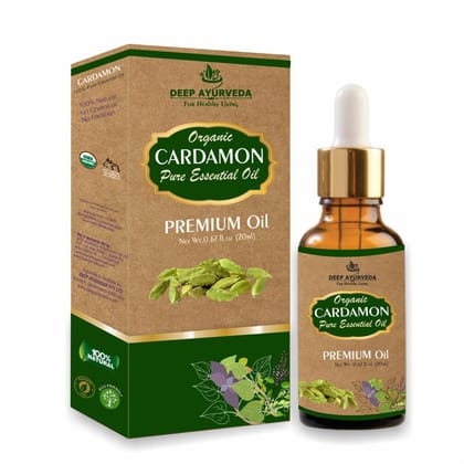 Cardamom Pure Essential Oil (Elettedria Cardamomum) | 20ml