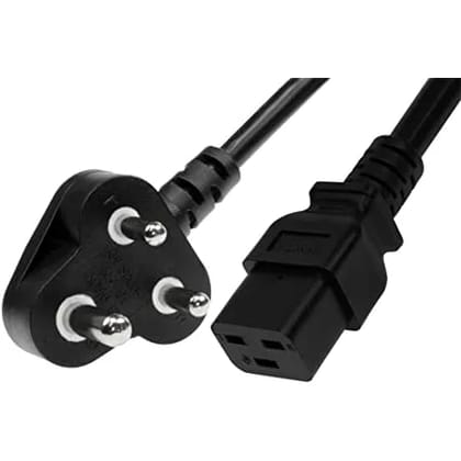 16A 250v Server Power Cord Heavy Duty 3 Pin Power Plug Industrial Grade Mains Plug for Server, Computer, Heavy Duty Machine - 1.5M